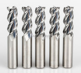 YG1 28593 | 1/2" Diameter x 1/2" Shank x 1-1/4" LOC x 3" OAL x 45 Degree Helix Angle 3 Flute Bright Coated Carbide E5981 Square End Mill