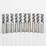 YG1 28593 | 1/2" Diameter x 1/2" Shank x 1-1/4" LOC x 3" OAL x 45 Degree Helix Angle 3 Flute Bright Coated Carbide E5981 Square End Mill