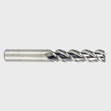 YG1 36593 | 1/2" Diameter x 1/2" Shank x 2" LOC x 4" OAL x 45 Degree Helix Angle 3 Flute Bright Coated Carbide E5982 Square End Mill