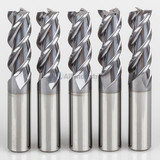 YG1 28565TC | 3/16" Diameter x 3/16" Shank x 9/16" LOC x 2" OAL x 45 Degree Helix Angle 3 Flute TiNC Coated Carbide E5981 Square End Mill