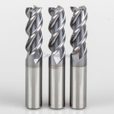 YG1 28584TC | 3/8" Diameter x 3/8" Shank x 1" LOC x 2-1/2" OAL x 45 Degree Helix Angle 3 Flute TiCN Coated Carbide E5981 Square End Mill