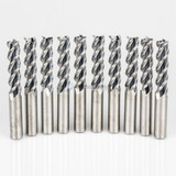 YG1 36593TC | 1/2" Diameter x 1/2" Shank x 2" LOC x 4" OAL x 45 Degree Helix Angle 3 Flute TiCN Coated Carbide E5982 Square End Mill
