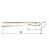 YG1 10012 | NC Spotting Drill 8% Cobalt HSS 5/8" 90 & 120 Degree 2pc Set CNC Machine