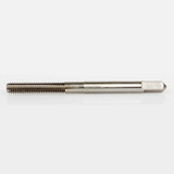 YG1 T7316328 | UNC #10-24 Size x 22.35mm Thread Length x 4.90mm Shank x 60.45mm OAL H3 Bottoming Chamfer Type 4 Flute Bright Coated HSS T7316 Straight Flute Tap