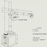 Noga PH2040 | Magnetic Base With Fine Adjustment Dial, Test & Digital Indicators