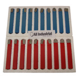 All Industrial 19878 | 20pc 5/8" C2 & C6 Carbide-Tipped Lathe Tool Bit Set Single Point Brazed