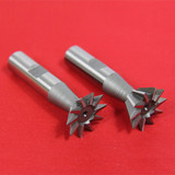 All Industrial 19530 | 2pc 1" X 45 Degree & 1" X 60 Degree Dovetail Cutter Set High Speed Steel HSS Milling Degree