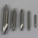 All Industrial 10000 | 5pc Premium HSS Center Drill Set 60 Degree Combined Countersink #1,2,3,4,5 M2