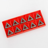 All Industrial 20206 | TCMT C6 Uncoated Carbide Inserts for 1/2", 5/8" & 3/4" Turning Tools 10/Pk
