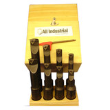 All Industrial 19903 | 3/4" 8pc Indexable Boring Bar Set Lathe Round Shank Bars