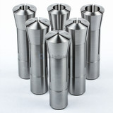 All Industrial 41047 | 6pc High Precision R8 Collet Set Fractional 1/8" to 3/4" (1/8", 1/4", 3/8", 1/2", 5/8", & 3/4" collets)