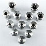 All Industrial 41056 | 12pc R8 Collet Set Metric 3mm to 22mm High Precsion for Bridgeport 12pc