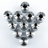All Industrial 41181 | 5C Round Collet 11pc Set 1/8"-3/4" X 16ths Tooling for Lathes & Fixtures CNC