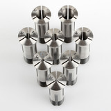 All Industrial 41290 | 3C Round Collet 8pc Set 1/16"-1/2" X 16ths Hardened & Ground