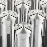 All Industrial 41292 | 3C Round Collet 16pc Set 1/16"-1/2" X 32nds Hardened & Ground