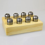 All Industrial 41506 | ER16 Metric Collet 8pc Set 3-10mm X 1.0mm .0002" Super Precision