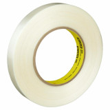 3M 7000123808 | Scotch 3.000" Size x 60.140yd OAL x 0.700" Width Polypropylene Film 880 Filament Tape - Transparent
