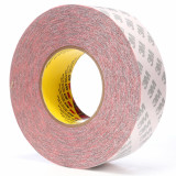 3M 7000037751 | 60.000yd Overall Length x 2.000" Width x 0.13mm Thickness 469 Double Sided Tape - Red