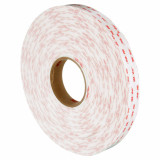 3M 7000123496 | 3.000" Size x 36.000yd Overall Length x 0.500" Width x 3.000mil Baking Thickness Acrylic Foam 4950 VHB Tape - White