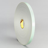 3M 7010373668 | 36.000yd Overall Length x 12.000" Width x 0.08mm Thickness Urethane 4008 General Purpose Foam Tape - Off-white