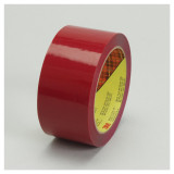 3M 7010300260 | 3.000" Size x 1640.420yd OAL x 1.410" Width x 1.200mil Baking Thickness Polypropylene Film 371 Box Sealing Tape - Red