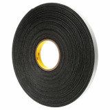 3M 7010334354 | 36.000yd Overall Length x 2.000" Width x 0.08mm Thickness Polyethylene Foam 4466 General Purpose Foam Tape - Black