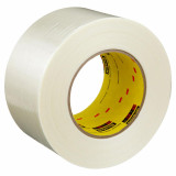 3M 7000123795 | Scotch 3.000" Size x 60.140yd OAL x 2.830" Width Polypropylene Film 898 Filament Tape - Transparent