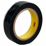 3M 7100057934 | 50.000yd Overall Length x 4.000" Width x 0.10mm Thickness High Performance Acrylic SJ3572 Hook & Loop Fastener - Black