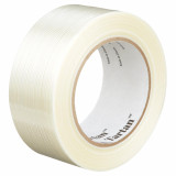 3M 7010375598 | Tartan 3.000" Size x 60.140yd OAL x 1.880" Width Polypropylene Film 8934 Filament Tape - Transparent