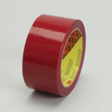 3M 7010412607 | Scotch 3.000" Size x 54.680yd OAL x 1.880" Width Polypropylene Film 373 Box Sealing Tape - Red