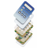 3M 7010374766 | 36.000" Overall Length x 24.000" Width x 5.000mil Baking Thickness Polyester Film 9059MP Membrane Switch Spacer - Transparent