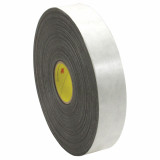 3M 7010334443 | 72.000yd OAL x 0.370" Width x 0.08mm Thickness Polyethylene Foam 4462 General Purpose Foam Tape - Black