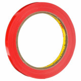 3M 7000096089 | 3.000" Size x 72.180yd OAL x 0.980" Width x 1.500mil Baking Thickness UPVC Film 690 Specialty Application Tape - Red