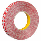 3M 7100225997 | 54.681yd OAL x 0.984" Width x 0.470mil Baking Thickness PET GPT-020F Double Sided Tape - Transparent