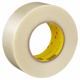3M 7000124622 | Scotch 3.000" Size x 60.140yd OAL x 1.880" Width Polyester Film 8919MSR Filament Tape - Transparent
