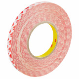 3M 7100269835 | 54.700yd OAL x 0.350" Width x 0.470mil Baking Thickness Paper Double Sided Tape - Transparent