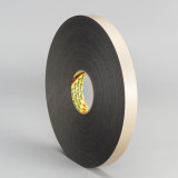 3M 7000123706 | 36.000yd Overall Length x 0.750" Width x 0.10mm Thickness Polyethylene Foam 4496B General Purpose Foam Tape - Black