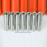 All Industrial 41300 | #2 Morse Taper Collet 7pc . Set 1/8" - 1/2" 2MT MT2 3/16 1/4 3/8 Round Chuck