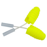 3M 7010341317 E-A-Rsoft Grippers Probed Test ear plugs, yellow tapered polyethylene earplugs with probe tubes