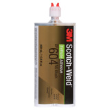 3M 7100069452 Scotch-Weld DP604NS black urethane adhesive cartridge, 400 ml two-part non-sag bonding solution