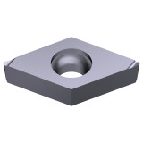 Sumitomo 10T6AXQ | DCGT21.50LFYS-AC5025S 0.2500" Circle Diameter x 2.80mm Hole Diameter x 0.0039" Radius Absotech Coated Carbide Turning Insert