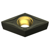 Sumitomo 19T1DCU | DCMT21.51EGU-AC4010K 0.2500" Circle Diameter x 2.80mm Hole Diameter x 0.0157" Radius Absotech Coated Carbide Turning Insert