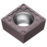 Sumitomo 196DBUQ | SPMT321ELU-AC6040M 0.3750" Circle Diameter x 3.40mm Hole Diameter x 0.0157" Radius Absotech Coated Carbide Turning Insert