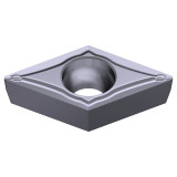 Sumitomo 19W2BPH | DCMT21.51ESU-AC5005S 0.2500" Circle Diameter x 2.80mm Hole Diameter x 0.0157" Radius Absotech Coated Carbide Turning Insert
