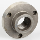 All Industrial 47802 | Threaded Back Plate Adapter 6" 3-Hole With 1-3/4"-8 Thread for Lathe Chucks