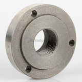 All Industrial 47854 | Threaded Back Plate Adapter 4" 3-Hole 1"-8 for Lathe Chucks