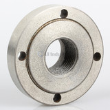 All Industrial 47876 | Threaded Back Plate Adapter 4" 4-Hole 1"-10 for Lathe Chucks