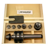 All Industrial 46014 | MT4 Live Center Set Morse Taper 4MT Triple Bearing Lathe Medium Duty CNC