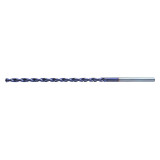 Nachi 1373098 | 21/64" Diameter x 21/64" Shank x 240.00mm OAL 2 Flute TiAlN HSS Extra Long Drill Bit