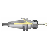 Techniks 22263F | CAT40 Taper x 2.500" Shank x 4" Length ER40 Steel Collet Chuck